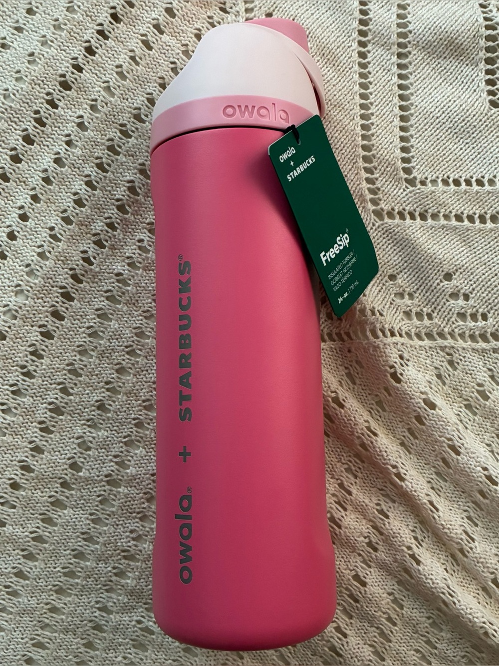 Starbucks + owala Pink FreeSip Insulated Tumbler - Picture 2 of 6